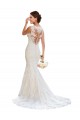 Cheap V-Neck Mermaid Vintage Lace Wedding Dress Canada