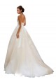Cheap Sweetheart Ball Gown Tulle Wedding Dress with Lace Bodice Canada