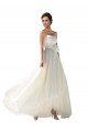 Cheap Strapless A-Line Taffeta Wedding Dress Canada