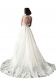 Cheap Sweetheart Fit and Flare Tulle Lace Wedding Dress Canada