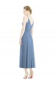 Cheap Short Tea Length Chiffon Bridesmaid Dress Canada