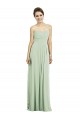 Cheap Full Length Strapless Chiffon Bridesmaid Dress with Sweetheart Neckline Canada