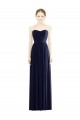Cheap Low Back Draped Strapless Chiffon Formal Bridesmaid Dress  Canada