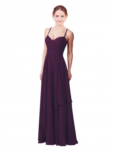 Cheap Roman Style Luxe Chiffon Bridesmaid Dress Canada