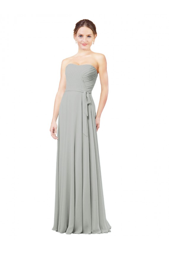 Cheap Delicately Draped Chiffon Bridesmaid Dress Canada