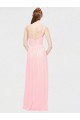 Cheap One Shoulder Twisted Waist Sweetheart Chiffon Bridesmaid Dress Canada