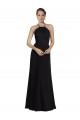 Cheap Lace Halter Neckline Chiffon A-Line Bridesmaid Dress with Sheer Back Canada