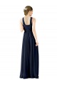 Cheap High V-Neck Floor Length Chiffon Bridesmaid Dress Canada