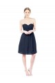 Cheap Sweetheart Cocktail Knee Length Chiffon Cocktail Bridesmaid Dress Open Back Canada