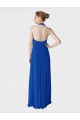 Cheap Long Full Length Chiffon Halter Bridesmaid Dress Canada