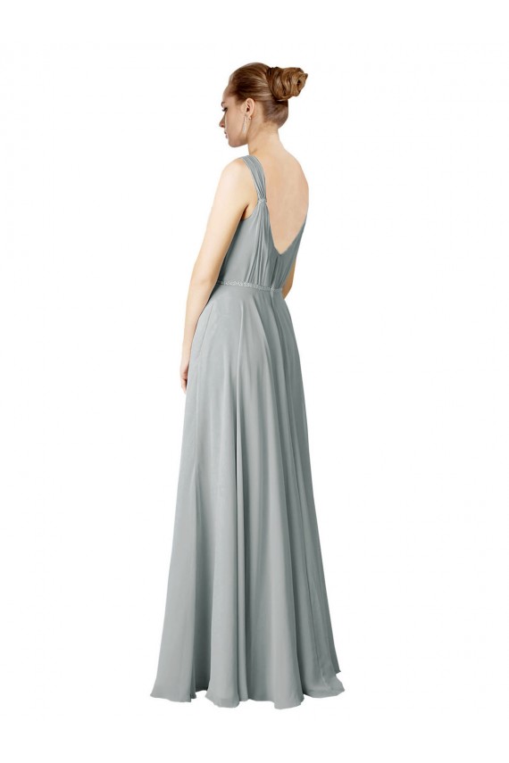 Cheap Figure Flattering Chiffon Bridesmaid Dress with Beaded Detail Canada