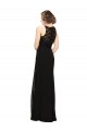 Cheap Sheath Beaded and Embroidered Bridesmaids Dress with Lace Bodice and Chiffon Skirt Canada