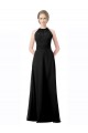 Cheap Full Length Chiffon Sweetheart Bridesmaid Dress with An Illlusion Overlay Canada