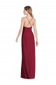 Cheap Pleated Skirt Chiffon Maxi Bridesmaid Dress with Pockets Canada