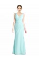Cheap Ruched Bodice Sweetheart Chiffon Bridesmaid Dress with Lace Back Canada