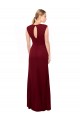 Cheap Cap Sleeves Chiffon Bridesmaid Dress / Prom Dress with Pleated V-Neck Bodice Canada