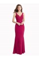 Cheap V-Neck Mermaid Chiffon Bridesmaid Dress / Prom Dress with V-Back and Belt Canada