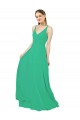 Cheap Classic Chiffon Bridesmaid Dress with Lace-Up Back Canada