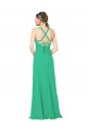 Cheap Classic Chiffon Bridesmaid Dress with Lace-Up Back Canada
