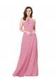 Cheap Chiffon Bridesmaid Dress / Prom Dress with Keyhole Front Canada