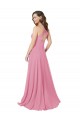 Cheap Chiffon Bridesmaid Dress / Prom Dress with Keyhole Front Canada