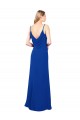 Cheap Softly Flared Chiffon Bridesmaid Dress with Sweetheart Neckline Canada