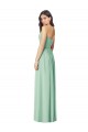 Cheap Draped Sweetheart Strapless Long Chiffon Bridesmaid Dress Canada