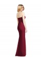 Cheap Sweetheart Neckline Lux Chiffon Bridesmaid Dress with Side Slit Canada
