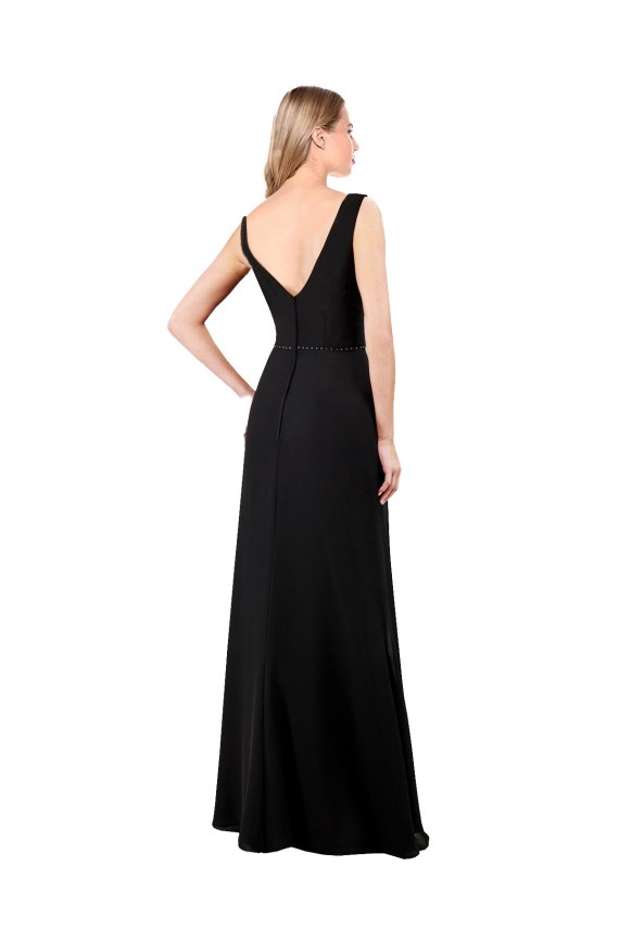 Cheap V-Neckline Chiffon Bridesmaid Dress / Prom Dress with Draped Bodice Canada
