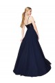 Cheap Sweetheart High Neck Sequin Top Long Chiffon Bridesmaid Dress / Prom Dress Canada