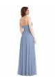 Cheap Strapless A-Line Maxi Bridesmaid Dress with Front Slit Canada