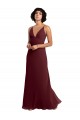 Cheap Notched Neckline Empire Waist Chiffon Slip Bridesmaid Dress Canada