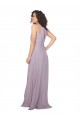 Cheap Halter Neck Bridesmaid Dress with Bow Canada