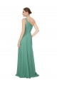 Cheap One Shoulder Asymmetric Chiffon Bridesmaid Dress with Pockets Canada