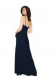 Cheap Ruffled Skirt Low Back Long Chiffon Bridesmaid Dress Canada