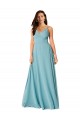 Cheap Draped Empire V-Neck Chiffon Bridesmaid Dress Canada