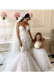 Cheap Ivory Ball Gown Chapel Train Sleeveless Flower Girl Dress Canada
