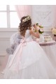 Cheap Ivory Ball Gown Sweetheart V-Back Sleeveless Flower Girl Dress Canada