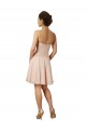Cheap Lace and Chiffon Bridesmaid Dress / Cocktail Dress with Unique Neckline Canada