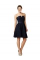 Cheap Classic Knee Length Lace Bridesmaid Dress / Cocktail Dress with Notched Neckline Canada