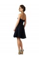 Cheap Classic Knee Length Lace Bridesmaid Dress / Cocktail Dress with Notched Neckline Canada