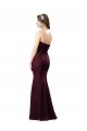 Cheap Fitted Long Lace Bridesmaid Dress with Sweetheart Neckline Canada