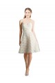 Cheap Lace Bridesmaid Dress / Cocktail Dress with Draped Sweetheart Neckline Canada