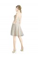 Cheap Lace Bridesmaid Dress / Cocktail Dress with Draped Sweetheart Neckline Canada