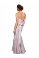 Cheap Floor Length Fitted Sweetheart Lace Bridesmaid Dress / Prom Dress Canada