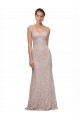 Cheap Sweetheart Neckline Cap Sleeves Lace Bridesmaid Dress / Prom Dress with Twist Canada