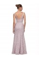 Cheap Lace V-Neckline Long Full Length Bridesmaid Dress / Prom Dress Canada