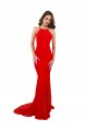 Cheap High Neck Long Formal Lace Bridesmaid Dress / Prom Dress with Open Back Straps Canada