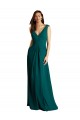 Cheap Long A-Line Lace and Chiffon Bridesmaid Dress with Open Back Canada