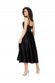 Cheap Short Cocktail Length Square Neck Satin Bridesmaid Dress / Prom Dress with Beading Canada